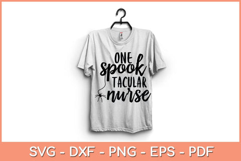 One Spook Tacular Nurse Svg Design SVG artprintfile 