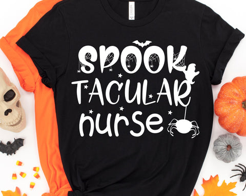 One Spook Tacular Nurse SVG - Halloween Svg - Nurse Halloween SVG SVG She Shed Craft Store 