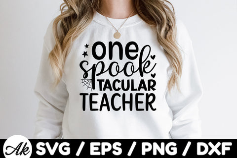 One spook tacular teacher svg SVG akazaddesign 