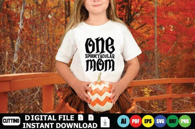 One Spooktacular Mom SVG Shahin alam 