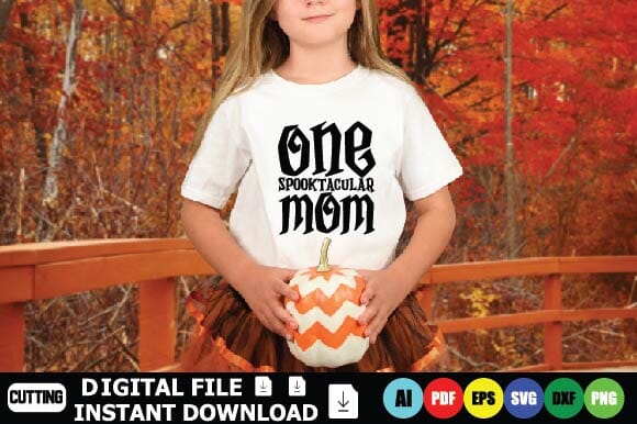 One Spooktacular Mom SVG Shahin alam 