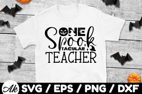 One spooktacular teacher svg SVG akazaddesign 