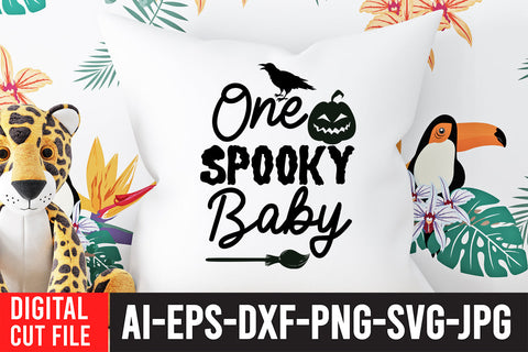 One Spooky Baby SVG Cut File SVG BlackCatsMedia 