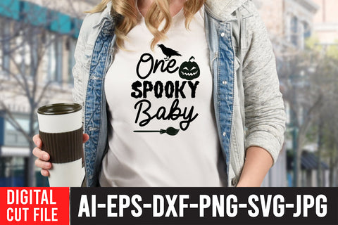 One Spooky Baby SVG Cut File SVG BlackCatsMedia 