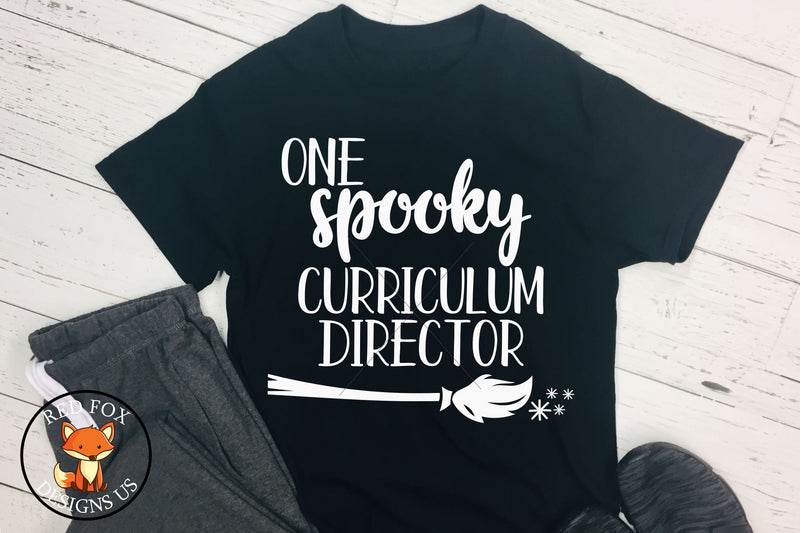 One spooky curriculum director SVG | Halloween SVG SVG RedFoxDesignsUS 