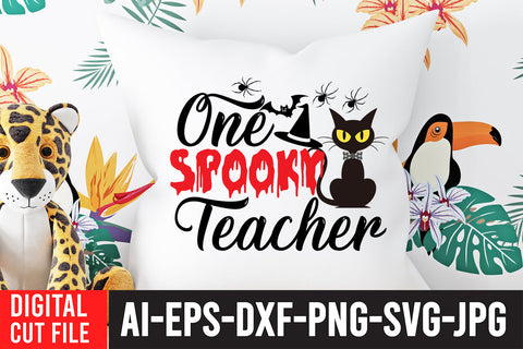 One Spooky Mama SVG Cut File SVG BlackCatsMedia 