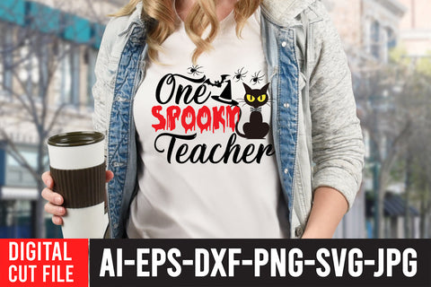 One Spooky Mama SVG Cut File SVG BlackCatsMedia 