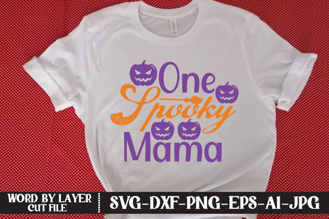 One Spooky Mama SVG CUT FILE SVG MStudio 