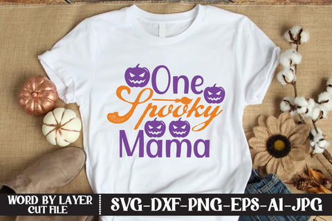 One Spooky Mama SVG CUT FILE SVG MStudio 