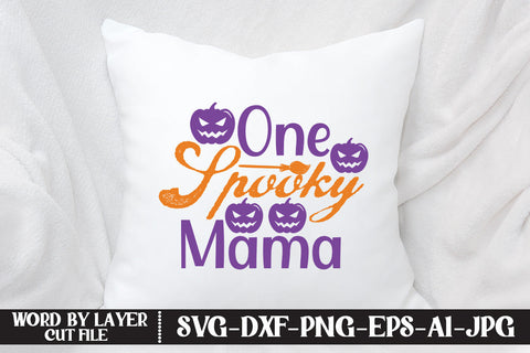 One Spooky Mama SVG CUT FILE SVG MStudio 