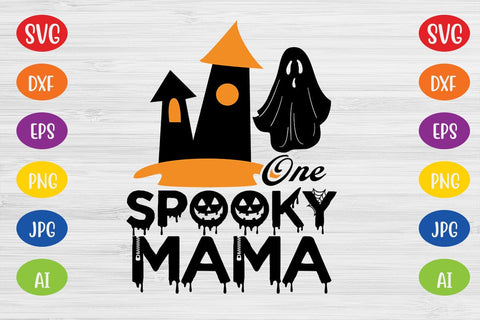 One Spooky Mama SVG SVG MStudio 