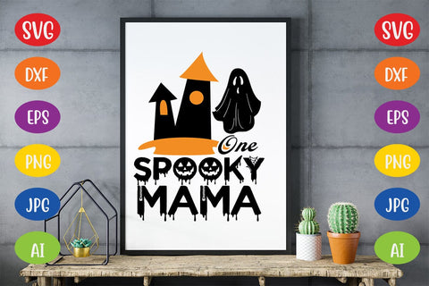 One Spooky Mama SVG SVG MStudio 
