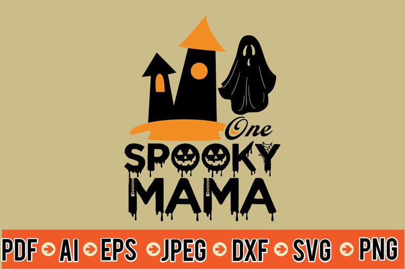 One Spooky Mama SVG SVG MStudio 