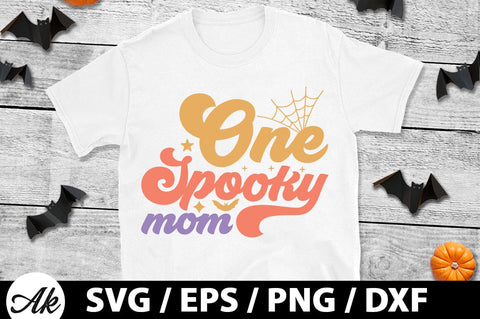 One spooky mom Retro SVG SVG akazaddesign 