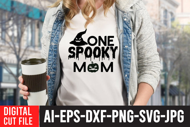 One Spooky Mom SVG Cut File SVG BlackCatsMedia 