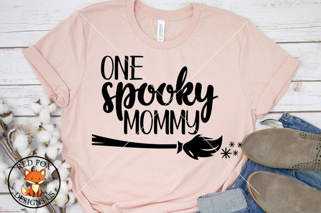 One Spooky Mommy SVG | Halloween SVG PNG DXF | Fall Design SVG RedFoxDesignsUS 