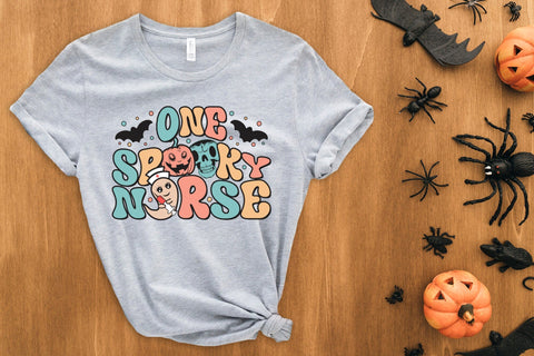 One Spooky Nurse | Halloween Nurse Sublimation Sublimation CraftLabSVG 