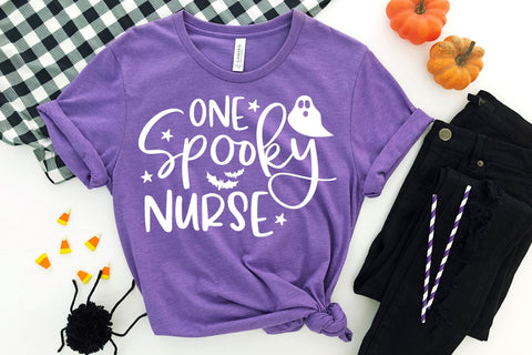 One Spooky Nurse Halloween SVG - Nurse SVG - Spooky SVG SVG She Shed Craft Store 