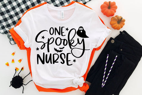 One Spooky Nurse Halloween SVG - Nurse SVG - Spooky SVG SVG She Shed Craft Store 