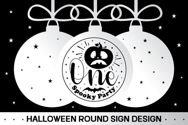 One Spooky Party Svg Design SVG designmaster24 