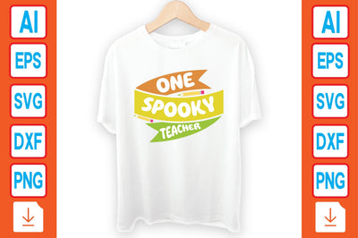 One Spooky Teacher SVG Craftlabsvg24 