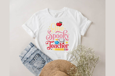 One Spooky Teacher SVG designartist 