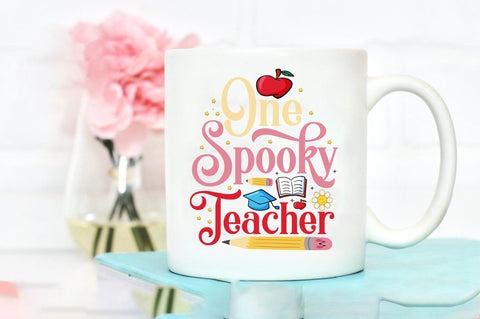 One Spooky Teacher SVG designartist 