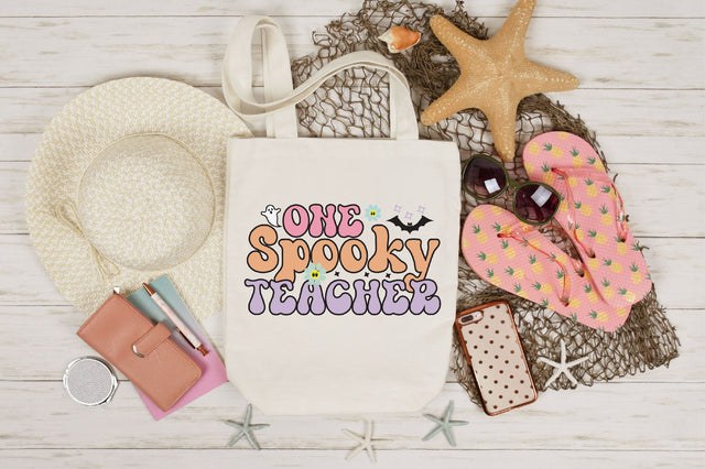 One Spooky Teacher SVG, Halloween Shirt Sublimation SVGista 