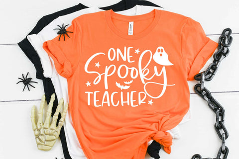 One Spooky Teacher SVG - Halloween SVG SVG She Shed Craft Store 