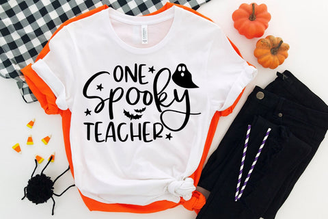 One Spooky Teacher SVG - Halloween SVG SVG She Shed Craft Store 
