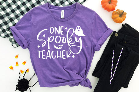 One Spooky Teacher SVG - Halloween SVG SVG She Shed Craft Store 