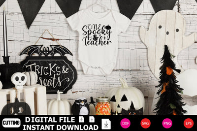 One Spooky Teacher SVG Shahin alam 
