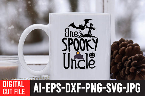 One SPooky Uncle SVG Cut File SVG BlackCatsMedia 