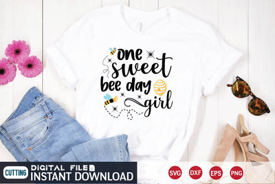 one sweet bee day girl SVG md faruk hossain 