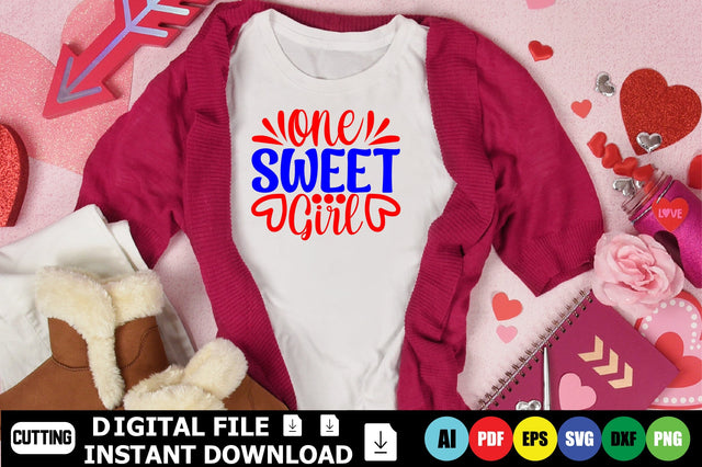 One Sweet Girl SVG Shahin alam 