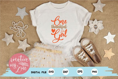 One thankful girl SVG md faruk hossain 