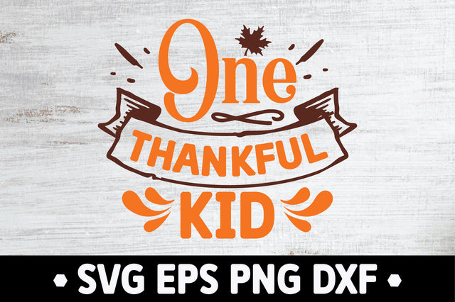 one thankful kid SVG Ariyan 