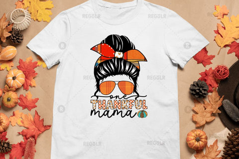 One thankful mama Sublimation Design Sublimation Regulrcrative 