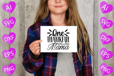 One Thankful Mama SVG CraftlabSvg29 