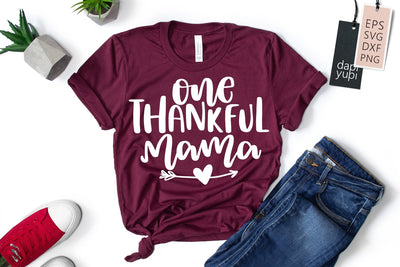 One Thankful Mama SVG dapiyupi store 