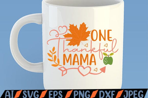 One Thankful Mama SVG SVG MStudio 