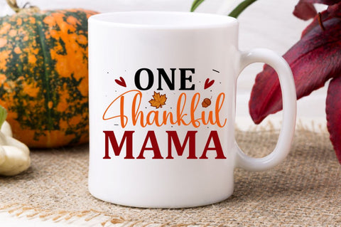 One thankful mama SVG SVG Regulrcrative 