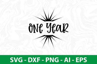 One Year SVG SVG nirmal108roy 