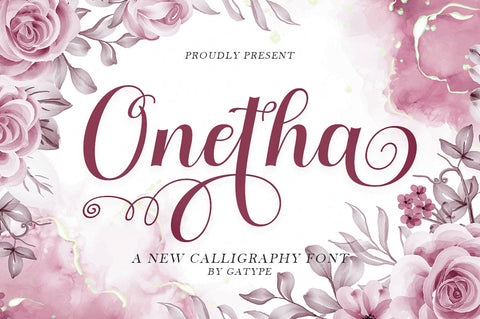 Onetha Font gatype 