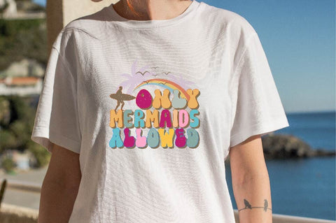 Only Mermaids Allowed Sublimation SVGArt 