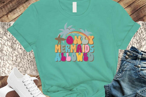 Only Mermaids Allowed Sublimation SVGArt 