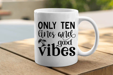 Only ten lines and good vibes SVG SVG Regulrcrative 