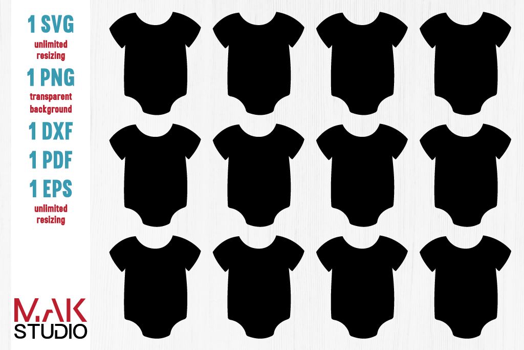 baby onesie template cut out
