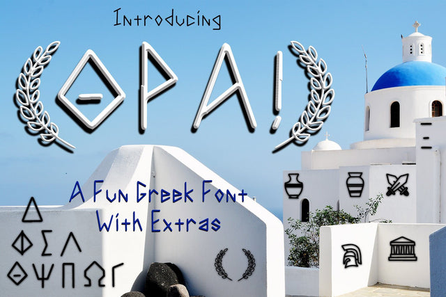 Opa Font Design Shark
