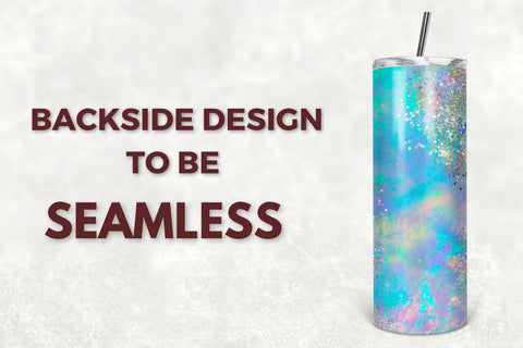 Opal Tumbler Sublimation Design, Opal Agate Glitter Skinny Tumbler Sublimation Design Straight & Tapered PNG Sublimation TumblersByPhill 